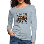 Mama Bear Floral Women's Premium Long Sleeve T-Shirt