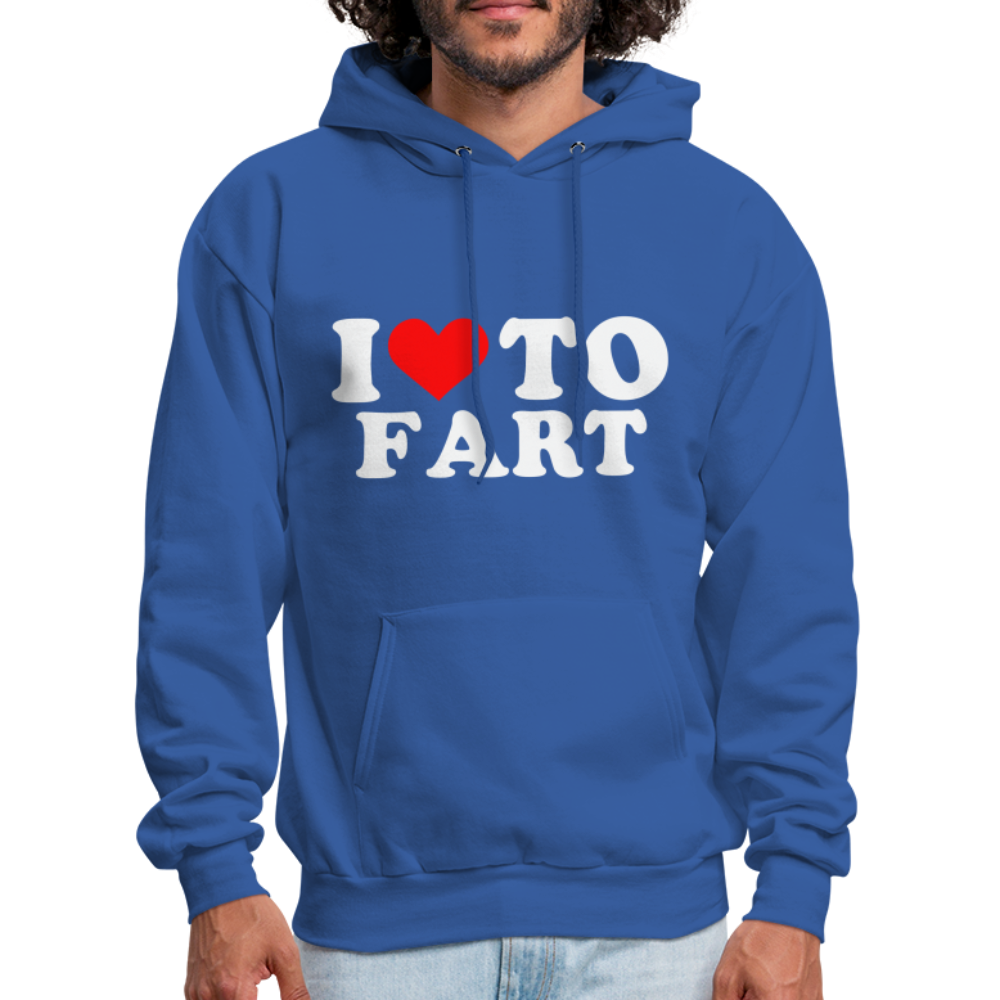 I Love To Fart (Unisex) Hoodie - royal blue