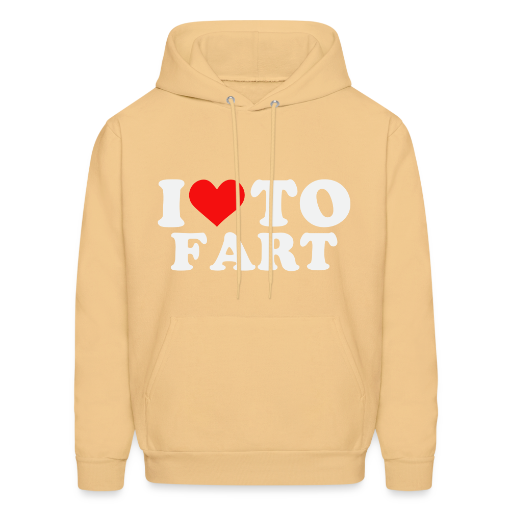 I Love To Fart (Unisex) Hoodie - light yellow