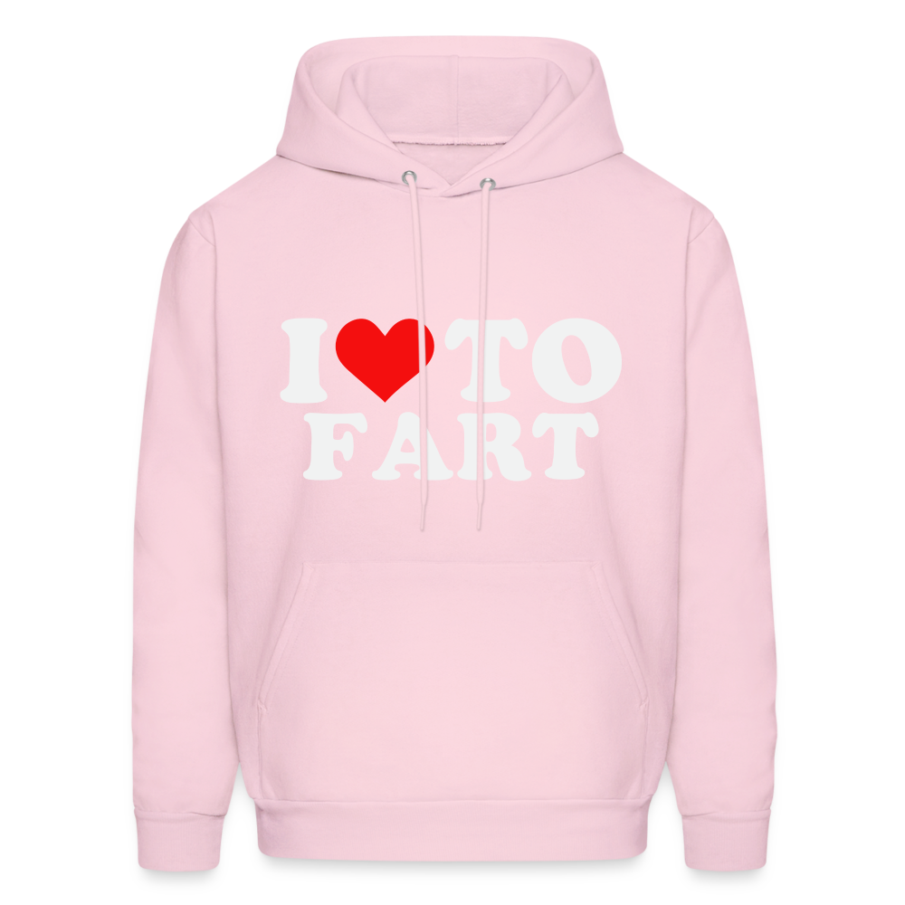 I Love To Fart (Unisex) Hoodie - pale pink