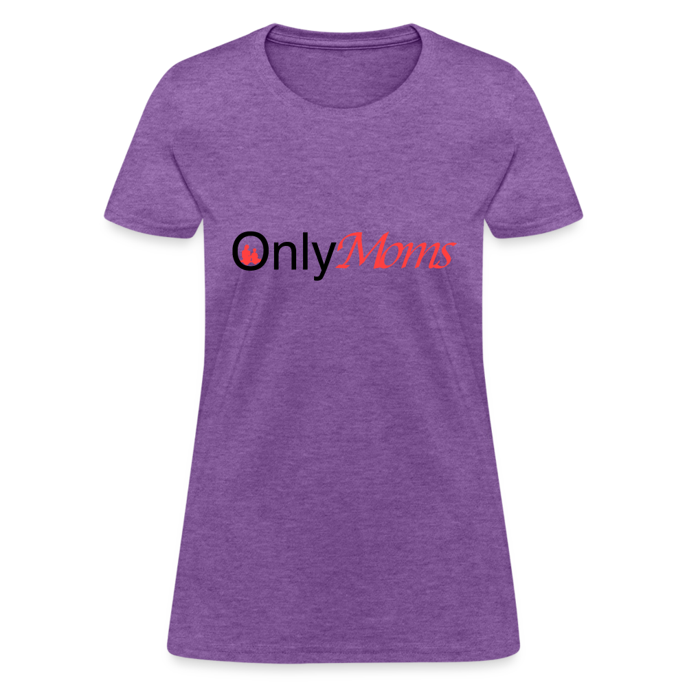 OnlyMoms (Women's T-Shirt) - purple heather