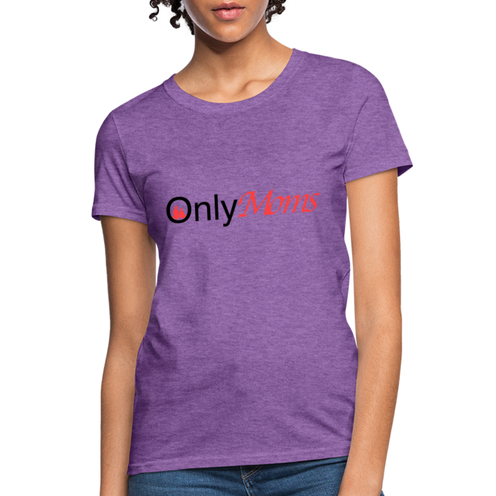 OnlyMoms (Women's T-Shirt) - purple heather