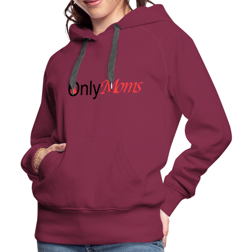 OnlyMoms - Premium Hoodie - burgundy