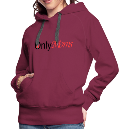 OnlyMoms - Premium Hoodie - burgundy