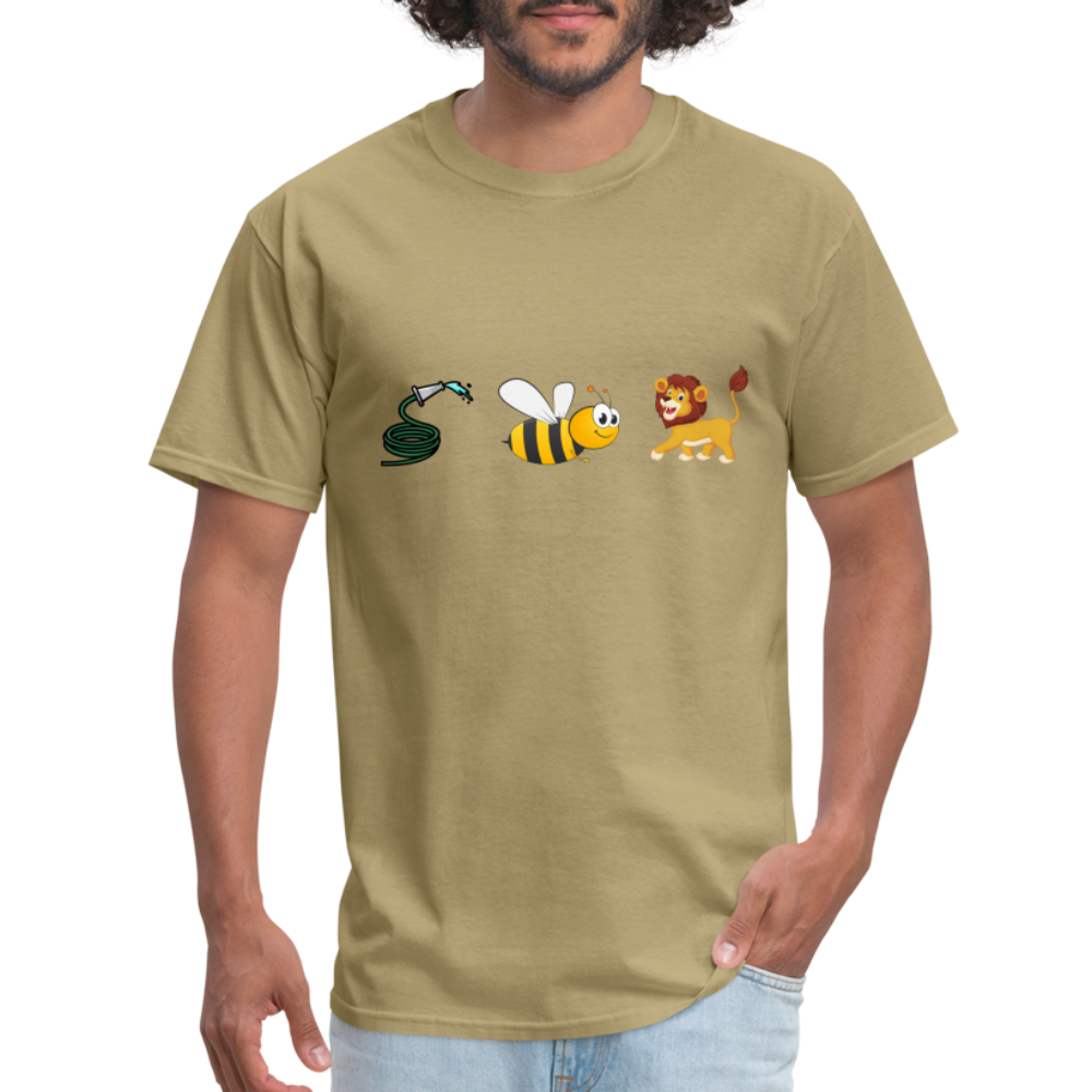 Hose Bee Lion T-Shirt (Hoes Be Lying) - khaki