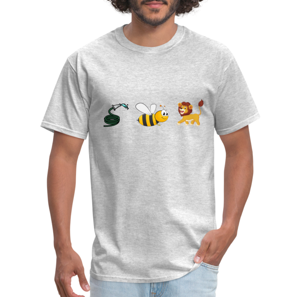 Hose Bee Lion T-Shirt (Hoes Be Lying) - heather gray