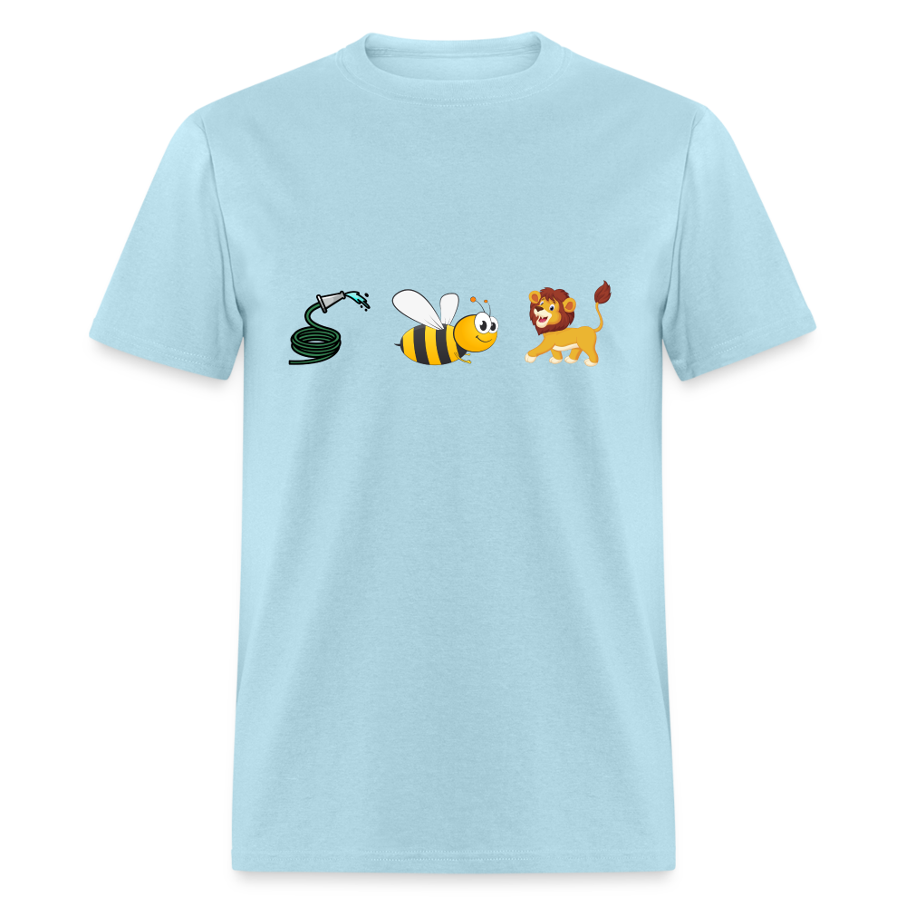 Hose Bee Lion T-Shirt (Hoes Be Lying) - powder blue