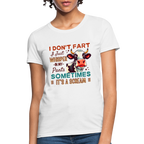 Funny Cow says I Don't Fart I Just Whisper in My Pants Women's T-Shirt