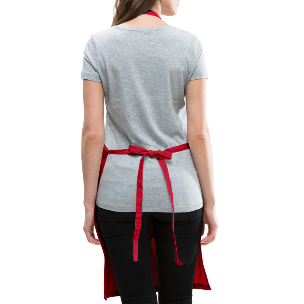 Mother Definition Adjustable Apron (White Letters) - red