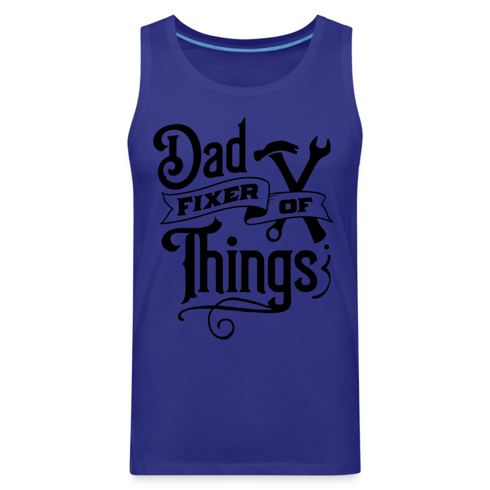 Dad Fixer of Things (Premium Tank Top) - royal blue