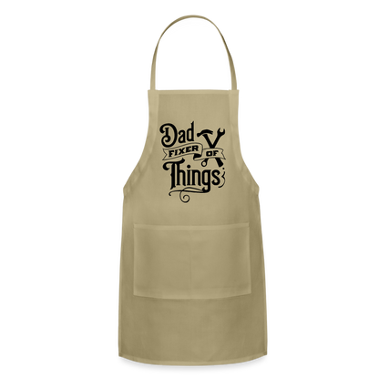 Dad Fixer of Things (Adjustable Apron) - khaki