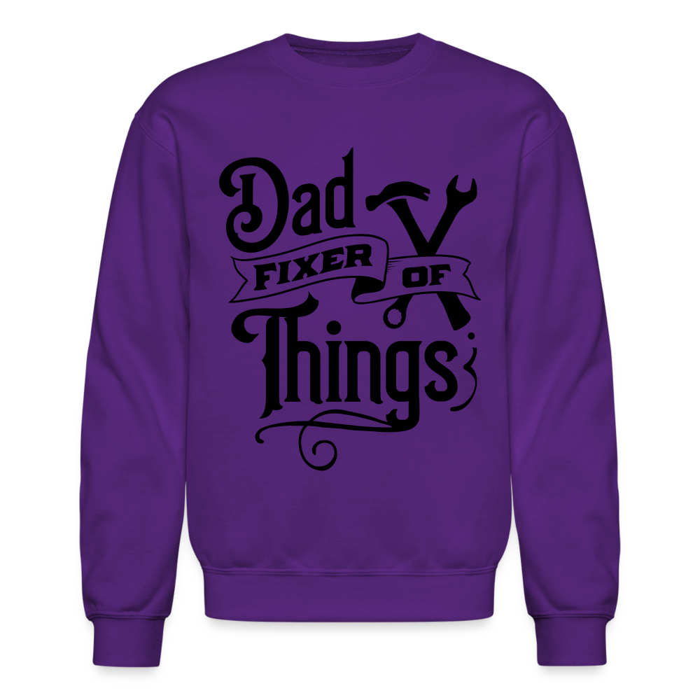 Dad Fixer of Things (Sweatshirt) - purple