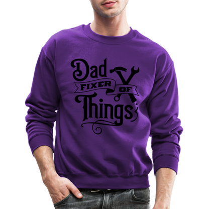 Dad Fixer of Things (Sweatshirt) - purple