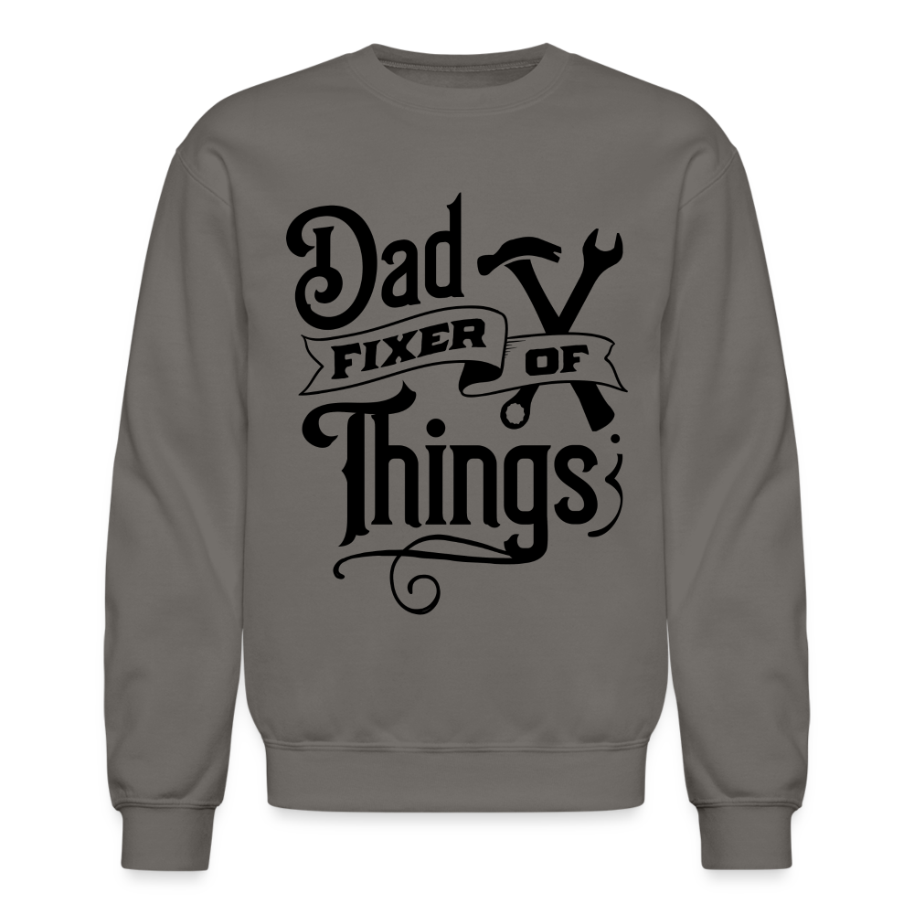 Dad Fixer of Things (Sweatshirt) - asphalt gray