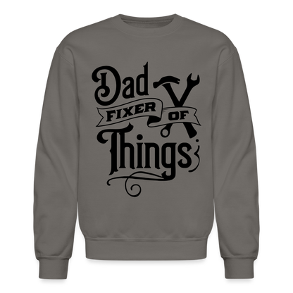 Dad Fixer of Things (Sweatshirt) - asphalt gray