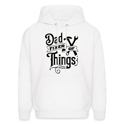 Dad Fixer of Things (Hoodie) - white