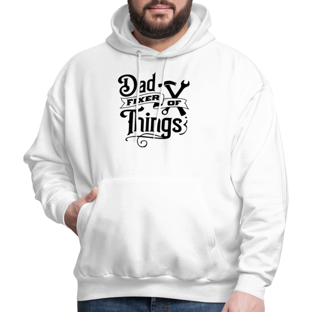 Dad Fixer of Things (Hoodie) - white