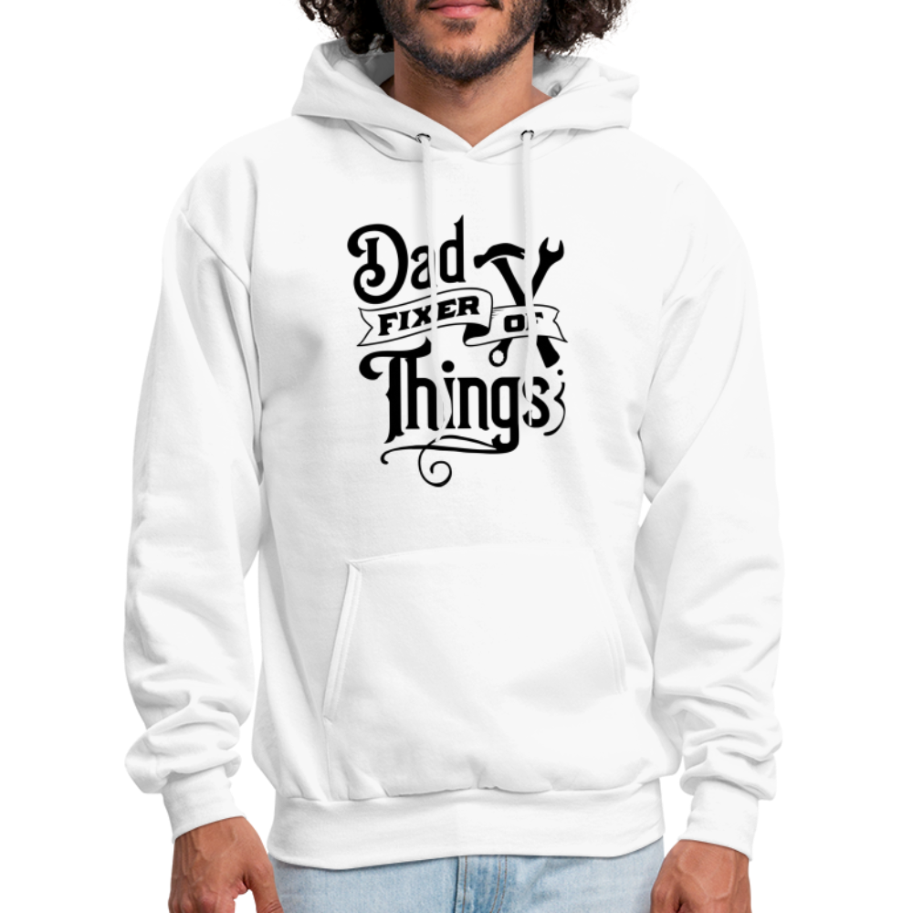 Dad Fixer of Things (Hoodie) - white