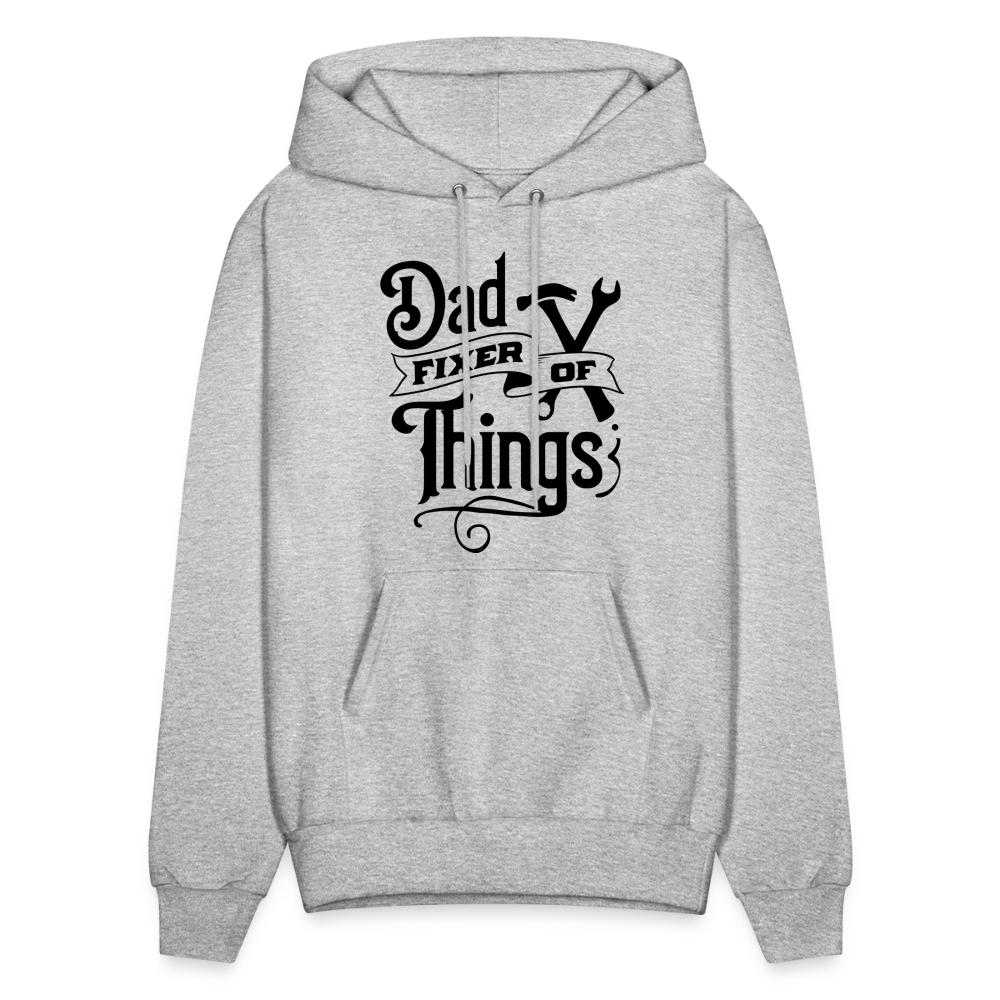 Dad Fixer of Things (Hoodie) - heather gray