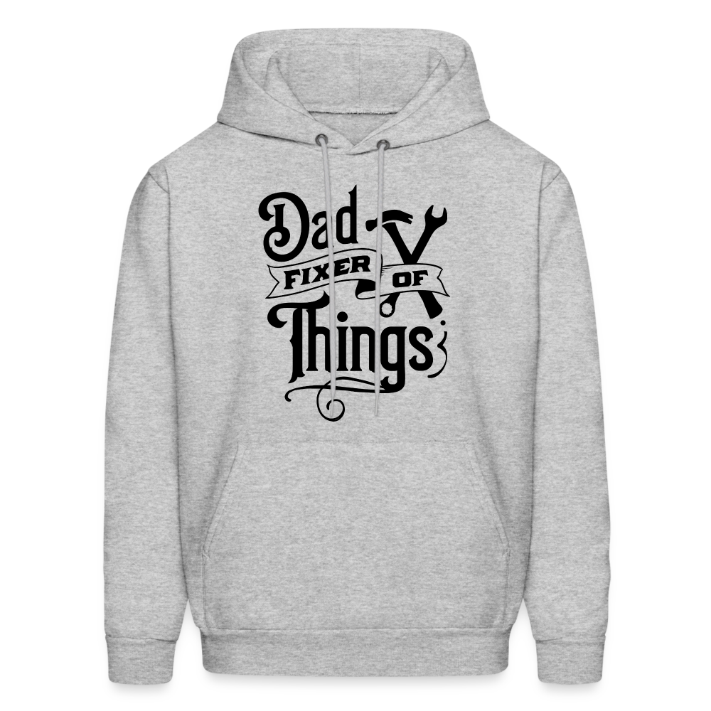 Dad Fixer of Things (Hoodie) - heather gray