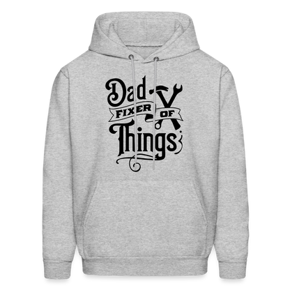 Dad Fixer of Things (Hoodie) - heather gray