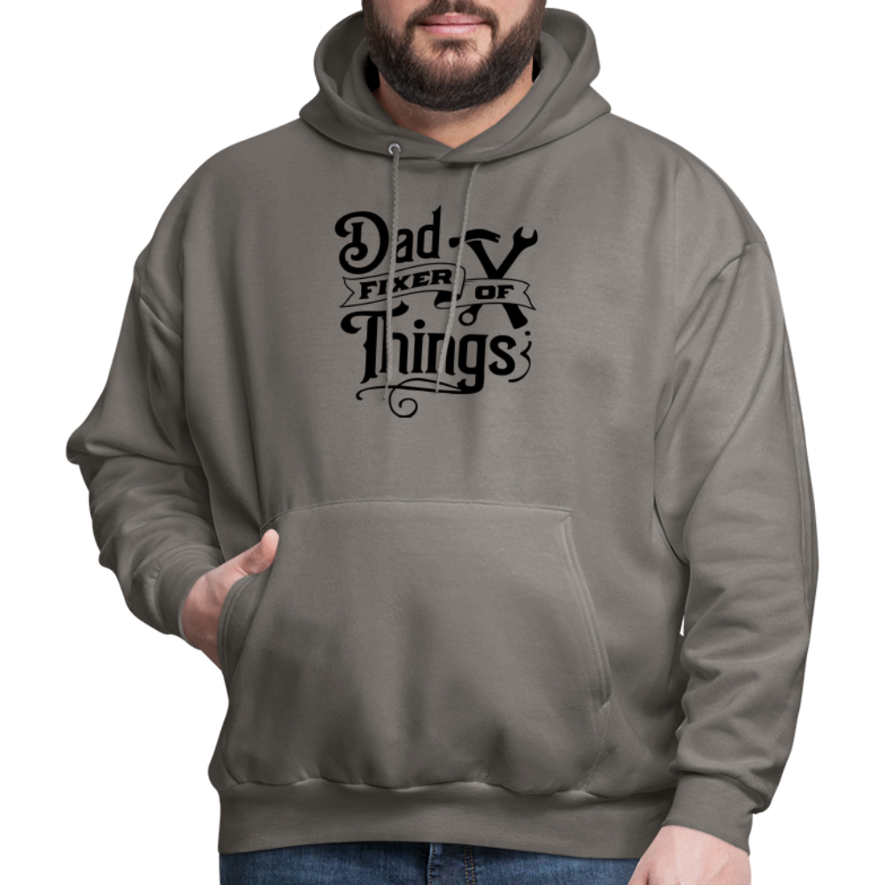 Dad Fixer of Things (Hoodie) - asphalt gray