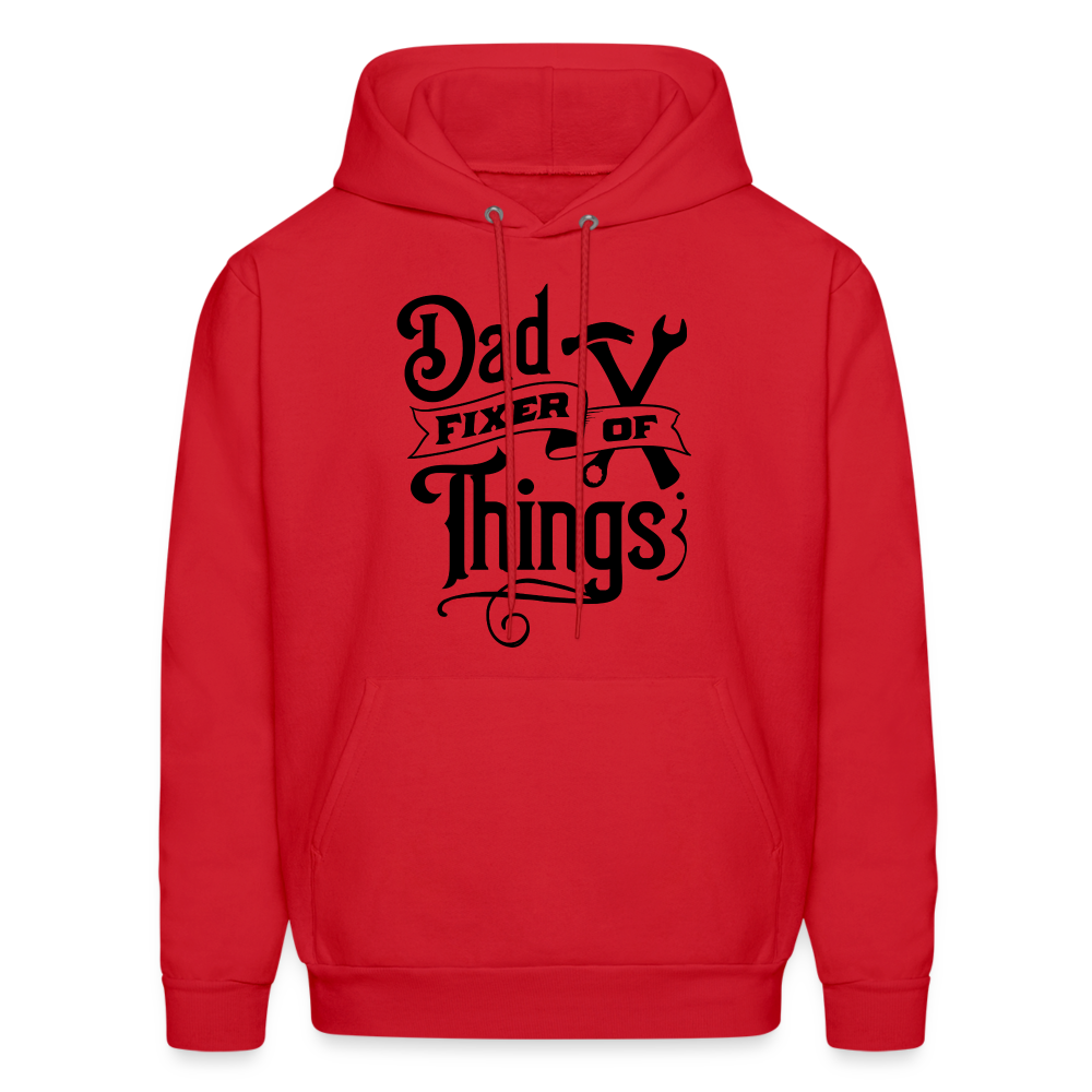 Dad Fixer of Things (Hoodie) - red