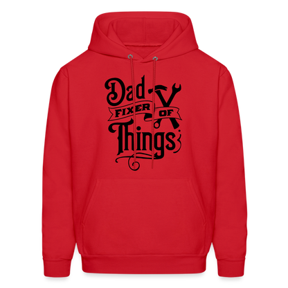 Dad Fixer of Things (Hoodie) - red