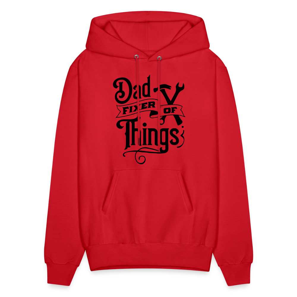 Dad Fixer of Things (Hoodie) - red