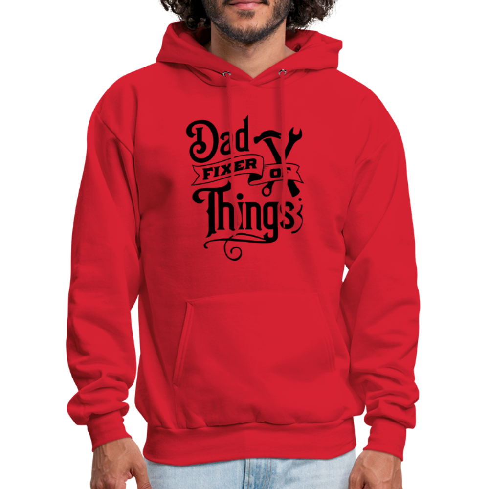 Dad Fixer of Things (Hoodie) - red