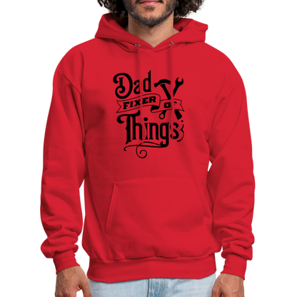 Dad Fixer of Things (Hoodie) - red