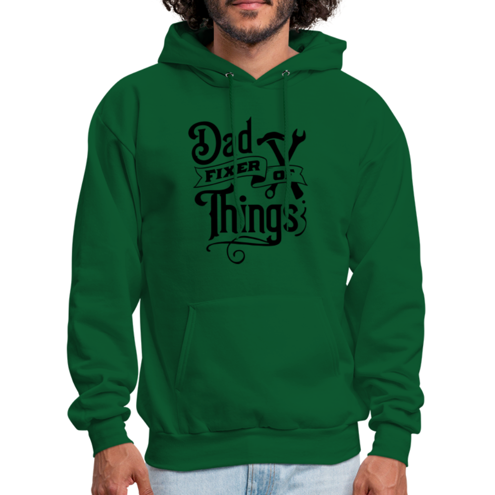 Dad Fixer of Things (Hoodie) - forest green