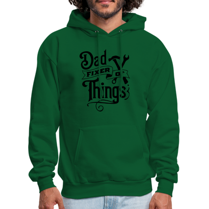 Dad Fixer of Things (Hoodie) - forest green