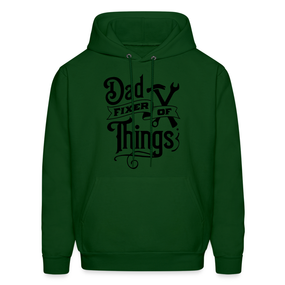 Dad Fixer of Things (Hoodie) - forest green