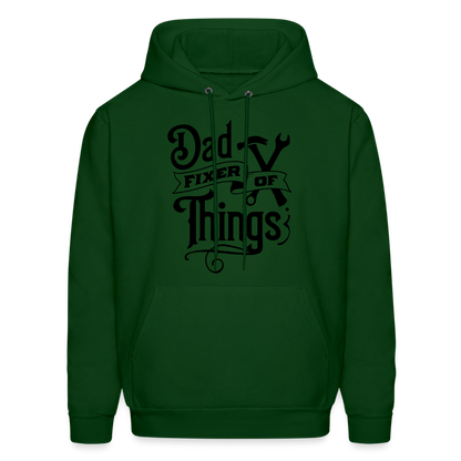 Dad Fixer of Things (Hoodie) - forest green