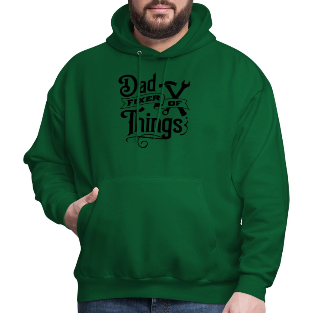 Dad Fixer of Things (Hoodie) - forest green