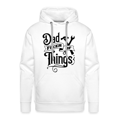 Dad Fixer of Things (Premium Hoodie) - white