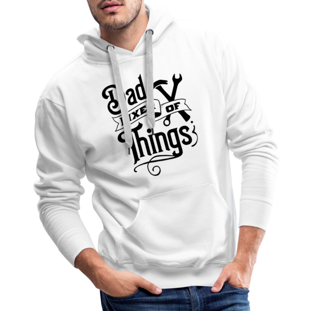 Dad Fixer of Things (Premium Hoodie) - white