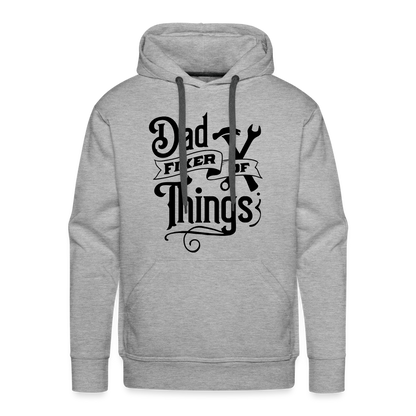 Dad Fixer of Things (Premium Hoodie) - heather grey