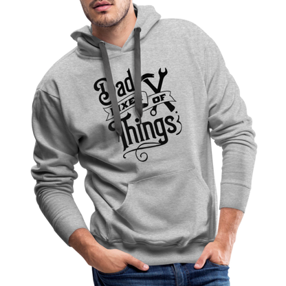 Dad Fixer of Things (Premium Hoodie) - heather grey