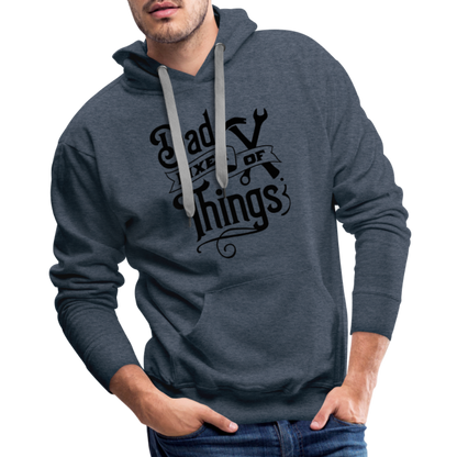 Dad Fixer of Things (Premium Hoodie) - heather denim