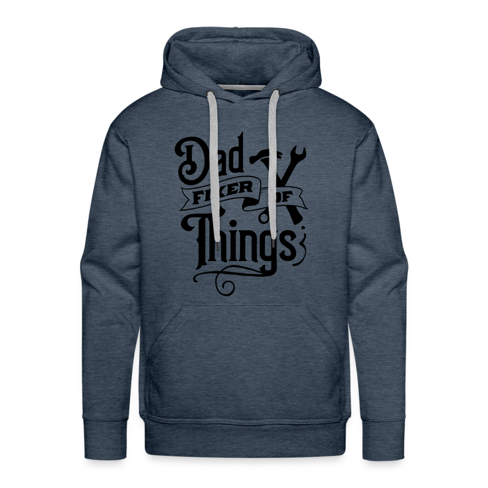 Dad Fixer of Things (Premium Hoodie) - heather denim