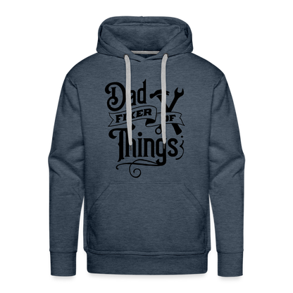 Dad Fixer of Things (Premium Hoodie) - heather denim