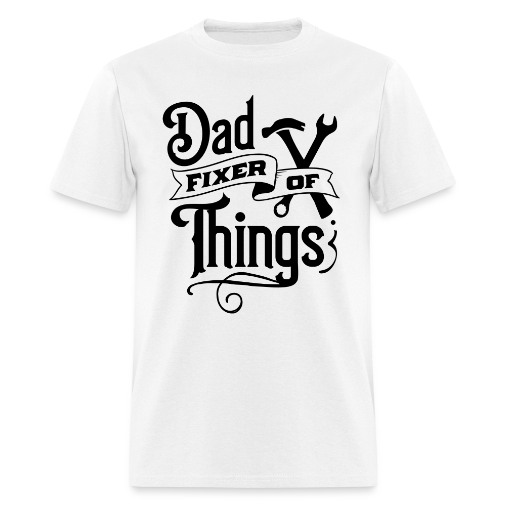 Dad Fixer of Things (Classic T-Shirt) - white