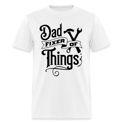 Dad Fixer of Things (Classic T-Shirt) - white