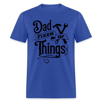 Dad Fixer of Things (Classic T-Shirt) - royal blue