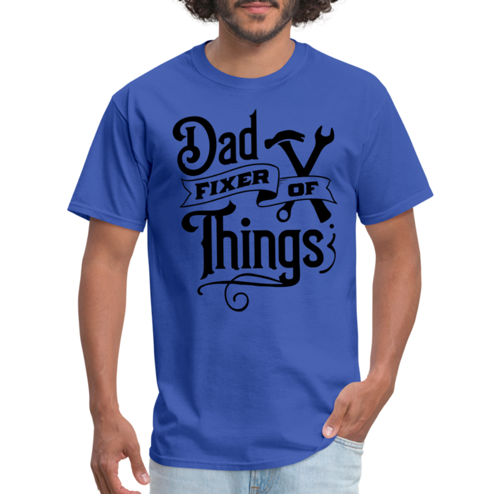 Dad Fixer of Things (Classic T-Shirt) - royal blue