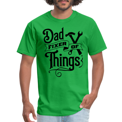 Dad Fixer of Things (Classic T-Shirt) - bright green