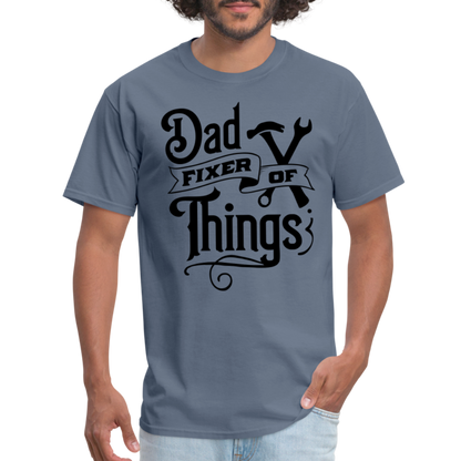 Dad Fixer of Things (Classic T-Shirt) - denim