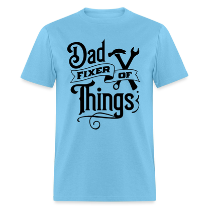 Dad Fixer of Things (Classic T-Shirt) - aquatic blue